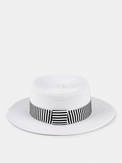 210313P-22039-11_Н Шляпа женская Ralf Ringer, 100%бумага,белая