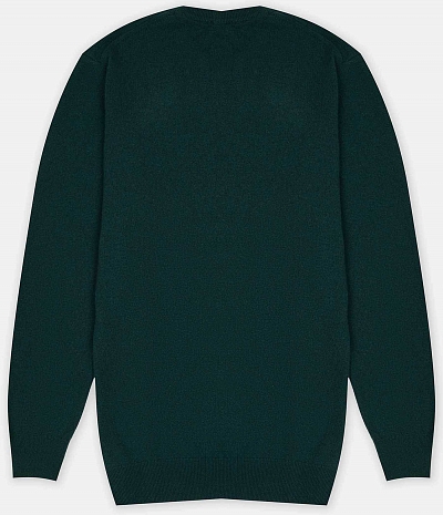 АУОД005400_Н Джемпер мужской 80%шерсть, 20%полиамид,зеленый