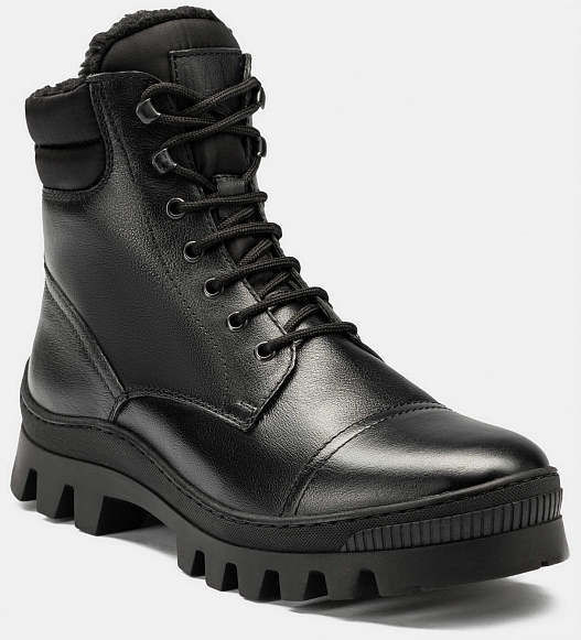 Ботинки мужские CHET (цвет черный, натуральная кожа,текстиль) — купить по  цене 9590 р. в интернет-магазине RALF RINGER | Стильная мужская обувь в  Москве