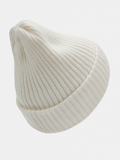 Шапка женская с шерстью и кашемиром, белая