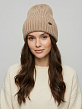 RF-A53014-Темно-бежевый_Н Шапка женская RALF RINGER,50%ш ерсть,50%акрил,р.57,темн-беж