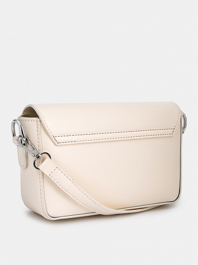 Сумка кросс боди женская, белая, 20*6*13