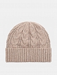 110322P-14300-12 Шапка женская 60%нейлон,30%вис коз,10%ангор,без/разм.бежевая