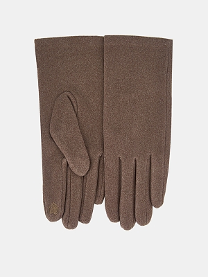 RM16-10_Н Перчатки женские Ralf Ringer 100% полиэстер,б/р,темно-беж