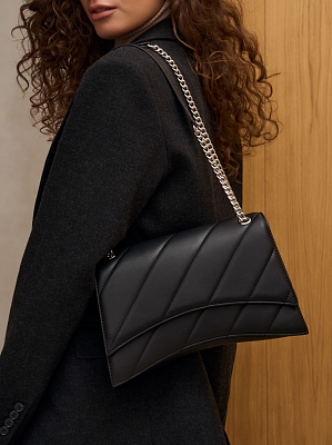 338108/30-01RF Сумка женская,искусственная ко жа,19x29x6,черная