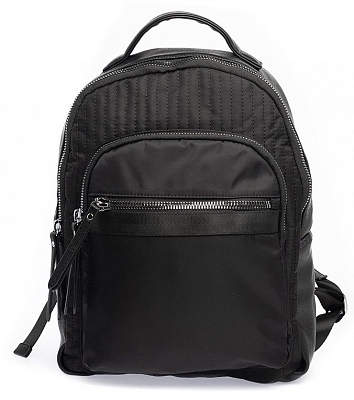 18119/11 Рюкзак унис.,иск.кожа+текстиль 28*38*120 BAGGINI черный