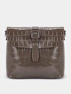 Сумка женская, коричневая, 21x10x19