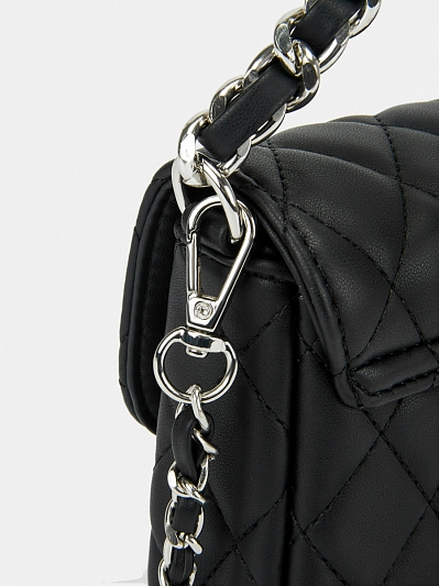 Сумка женская, черная, 17х5х12