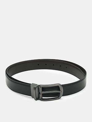 АУГР095100 Ремень мужской Ralf Ringer,нат ур.кожа,130х3,4,черн/коричн