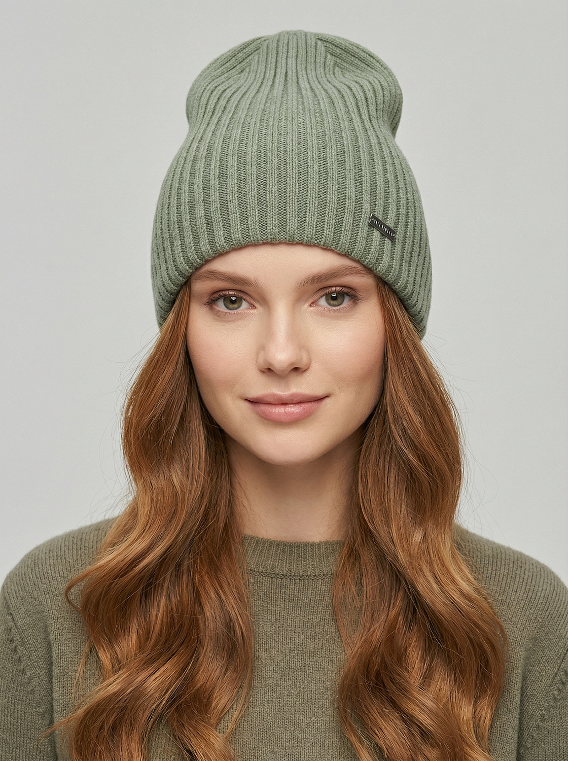 АУГЧ092400_Н Шапка женск.Ralf Ringer60%виск оза,30%нейлон,10%ангора,зел