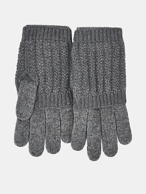 NILE03-P-08_Н Перчатки женск.Ralf Ringer,70% акр,20%шерс,10%полиэст,б/р.сер