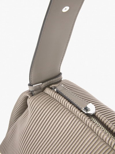 R27528/19 Сумка женская, искуственная ко жа,100x320x200,серая