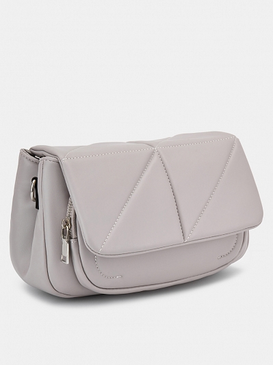 Сумка женская, серая,17x26x9