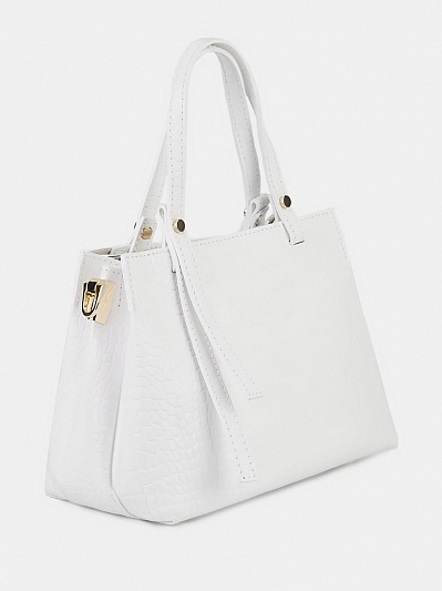 F50B21/6119 Сумка женская,натур.кожа 18*25*12,белая