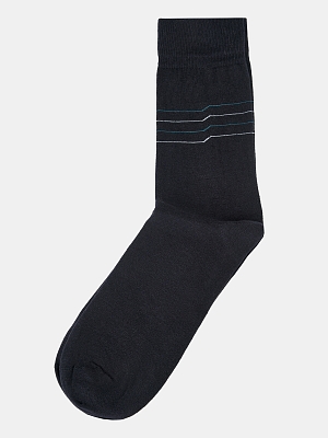 АУОН040600_Н Носки мужские 80%хл.15%п/а, 5%эл.р.27-29 синие