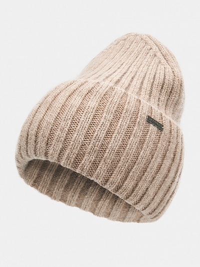 АУГЧ092700_Н Шапка женская Ralf Ringer 60% ангора,40%вискоза,беж