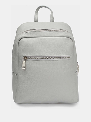 АУГЗ051400 Рюкзак женский натуральн.кожа 250x320x100 серый