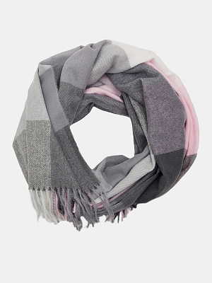 АУГШ111000 Палантин женск.Ralf Ringer45%в искоз55%полиэст,70*180,сер/роз