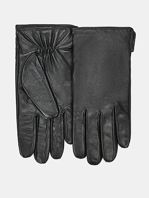 LB-0706-RF-black-8.5_Н Перчатки муж.нат.кожа70%шерсть 30% акрил р.8,5 черные