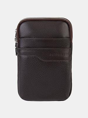 АУГС261100 Сумка мужская натур. кожа 140*210*40 коричневая