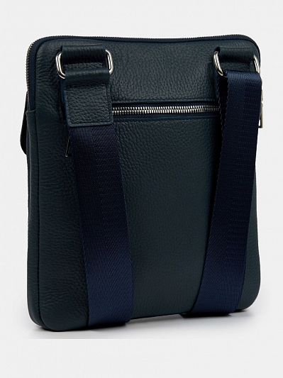 Сумка мужская из натуральной кожи, 22х26х2 