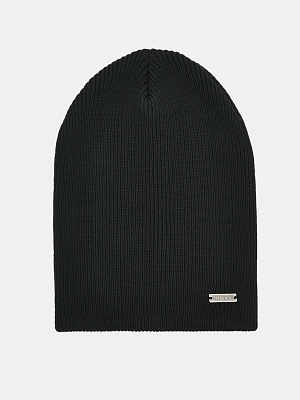 АУГЧ094300_Н Шапка мужская Ralf Ringer 70%шерсть,30%акрил,черная