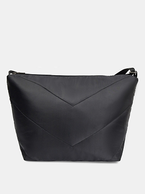 АУГС271900 Сумка женская,текстильн,матери ал 560х370х220 черная