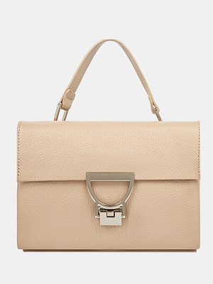 81-185-19-4 Сумка женская Portofiano натур альная кожа 21*6*15 бежевая