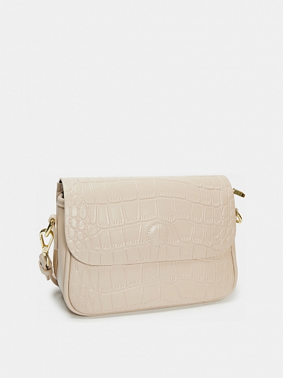 38110/33 Сумка женская,иск.кожа BAGGINI 22*18*9,песочная