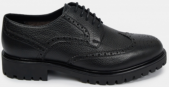Туфли мужские ELVIS-W (цвет черный, натуральная кожа) — купить по цене  10000 р. в интернет-магазине RALF RINGER | Стильная мужская обувь в Москве