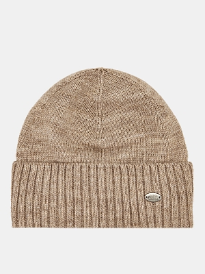 АУГЧ090200_Н Шапка мужская Ralf Ringer 50% шерсть,50%акрил,бежевая