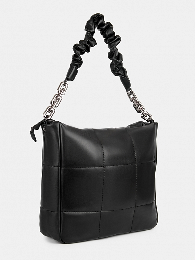 Сумка женская, черная,10x31x30