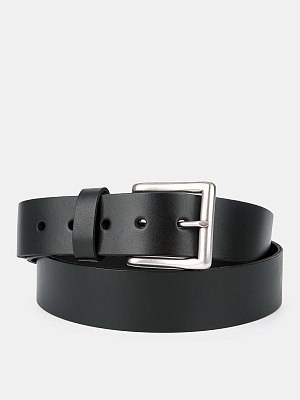 150423P-23624-01 Ремень мужской Ralf Ringer нат уральн.кожа,120х3,4,черный