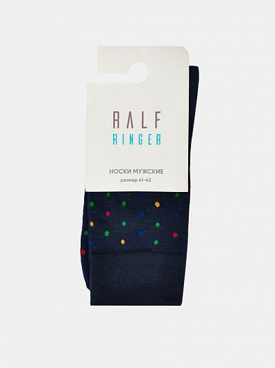 АУОН063100 Носки мужские хлопковые в горо х р.27 темно-синие