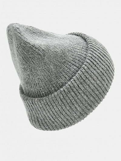 Шапка женская с ангорой 60%, серая