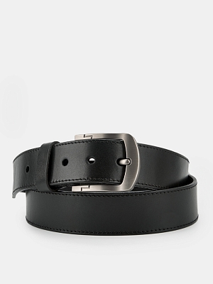 АУГР097900 Ремень мужской Ralf Ringer,нат ур.кожа,130x4,черный