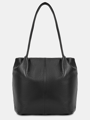 АУГС304500 Сумка женская,натуральная кожа ,270x335x120,черная