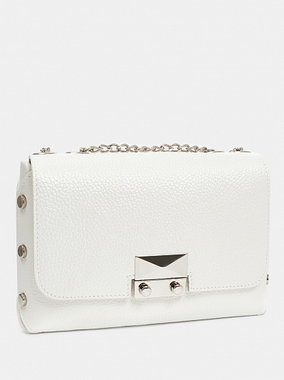 АУГС250300 Сумка жен.натуральная кожа 210*150*70 белая