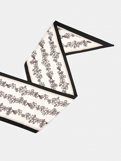 170313P-24174-02 Шарф женский Ralf Ringer 100%полиэстер,14х145,коричневы