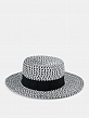 210313P-22038-01_Н Шляпа женская Ralf Ringer, 100%бумага,черно-белая