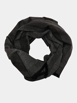 АУГШ111300 Шарф мужской Ralf Ringer50%п олиэстер50%хлопок,30*180,сер