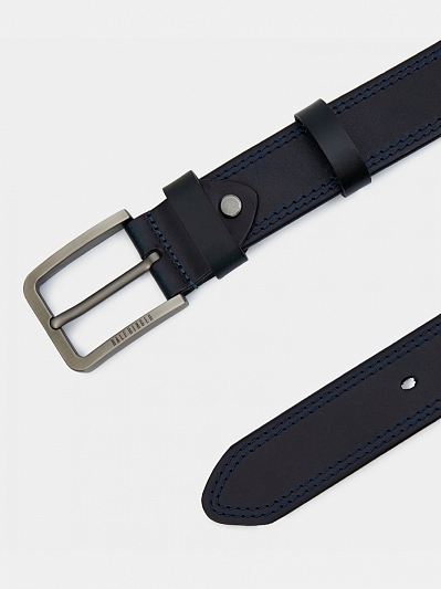 Ремень мужской из натуральной кожи, 130 см