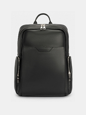 АУГЗ031800 Рюкзак мужской нат.кожа 310*420*170 черный