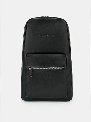 АУГС336200 Рюкзак мужской натуральная ко жа,21х34х6,5, черный