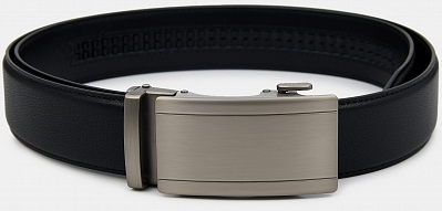 DAKAR06-P-01 Ремень мужской Ralf Ringer,нат тур.кожа,3,4*110-130,черный