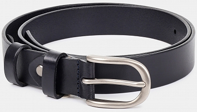 LUSA04-P-04 Ремень женский натур.кожа ,1300x28x2,темно-синий