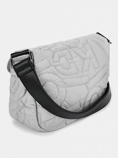 Сумка женская, серая,  25*11*18 