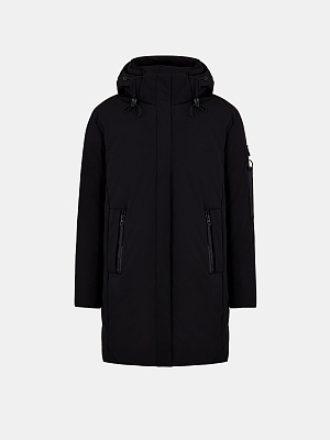 АУОЧ039400 Полупальто мужское,полиэстер, ,длина 95,черное