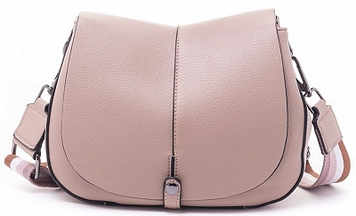 18102/63 Сумка жен.,иск.кожа,BAGGINI 24*19*8 розовый/пудровый