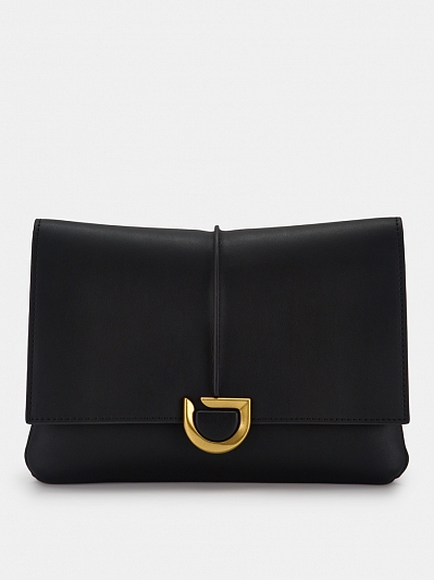 АУГС338600 Сумка женская Ralf Ringer натур.кожа,260х55х195,черная